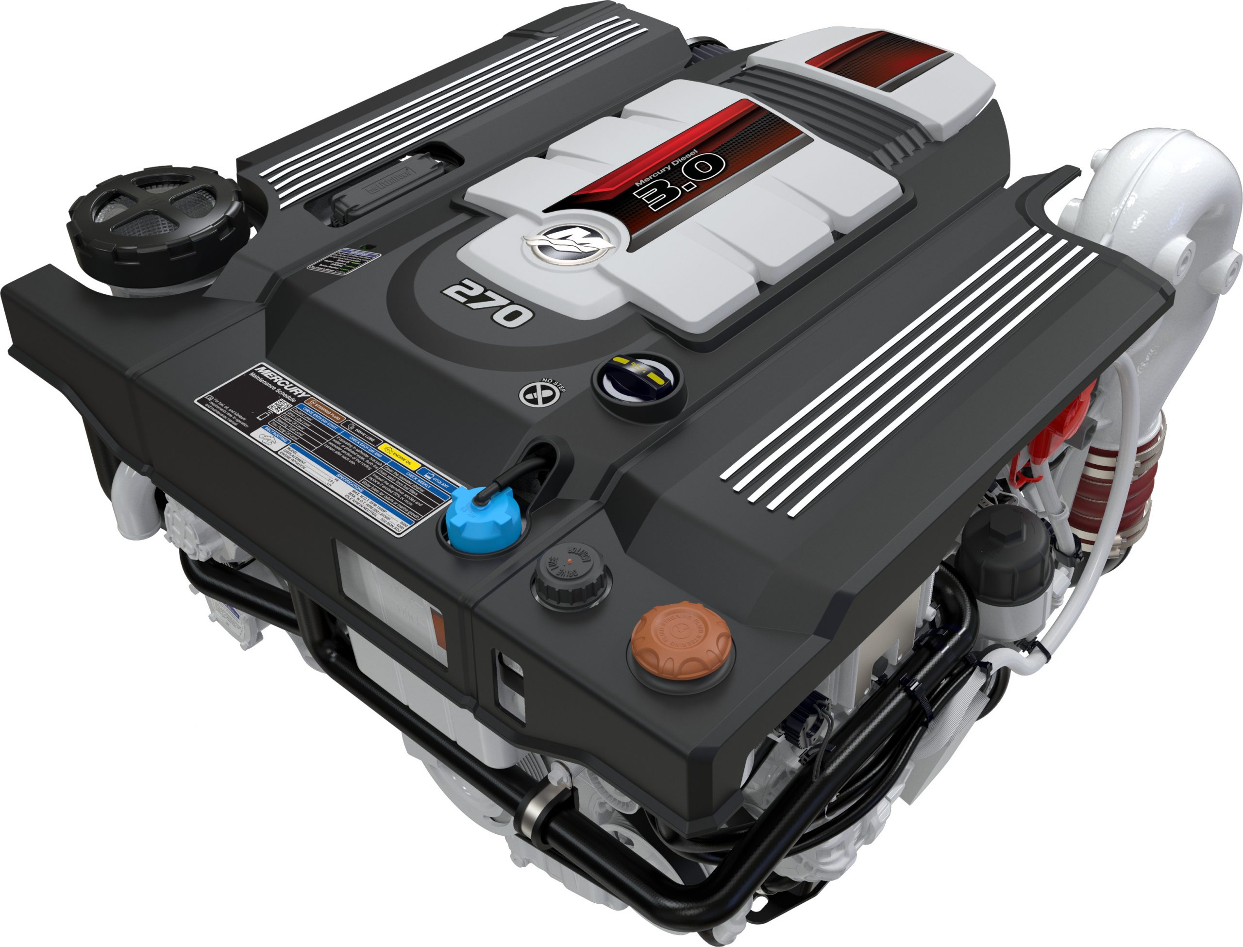Mercury Diesel 3.0L 150-270hp engines introduced at SIBS
